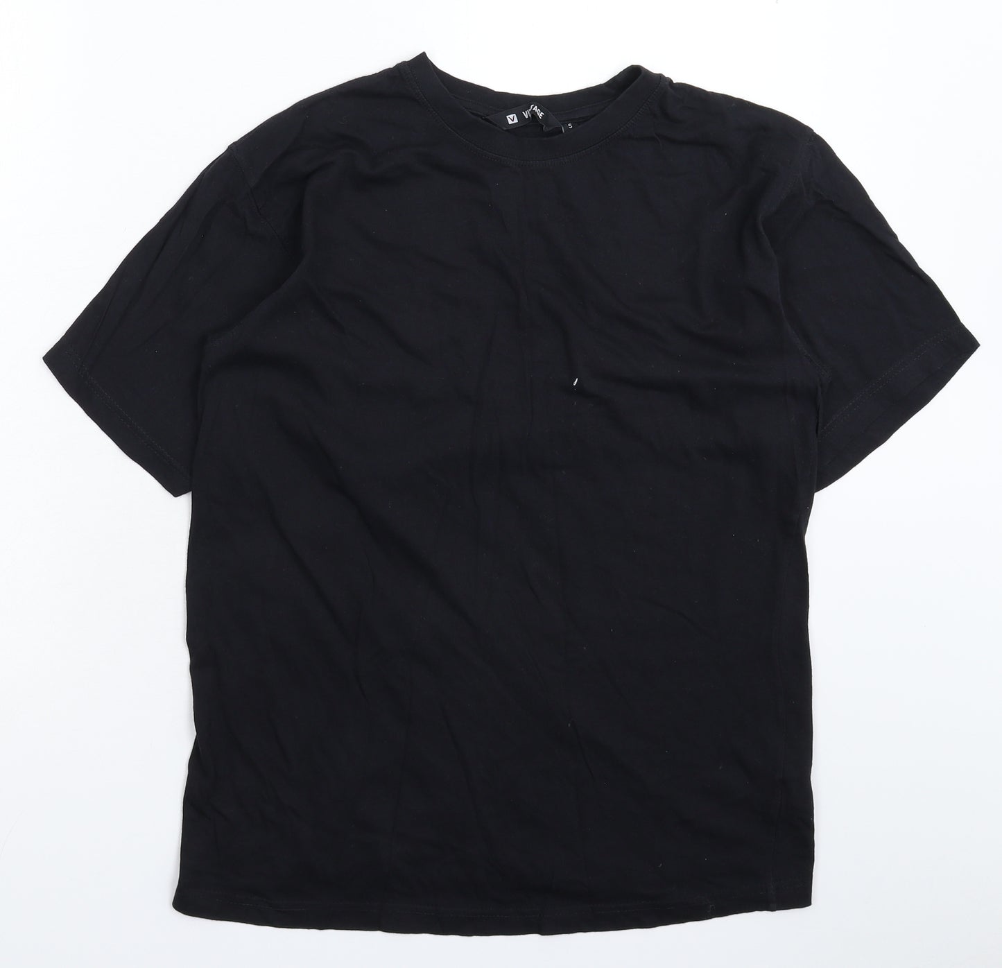 Vintage Mens Black    T-Shirt Size S