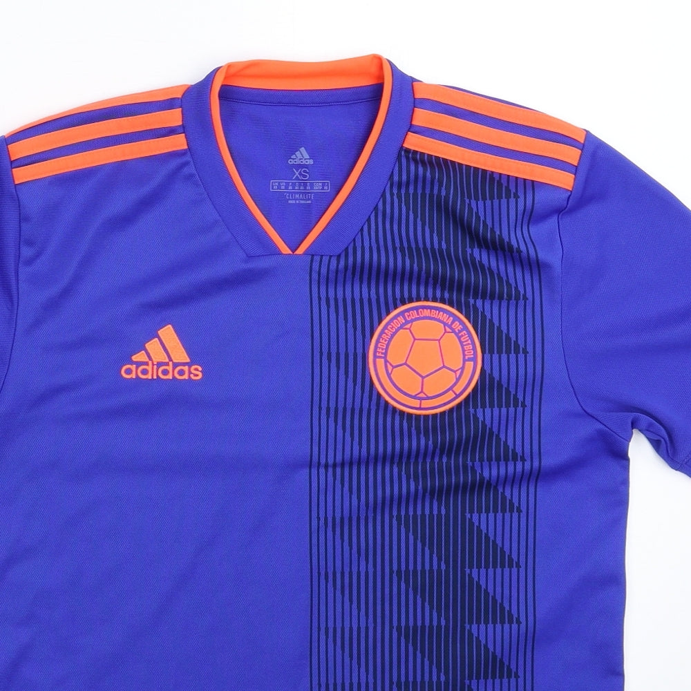 adidas Mens Blue   Jersey T-Shirt Size XS