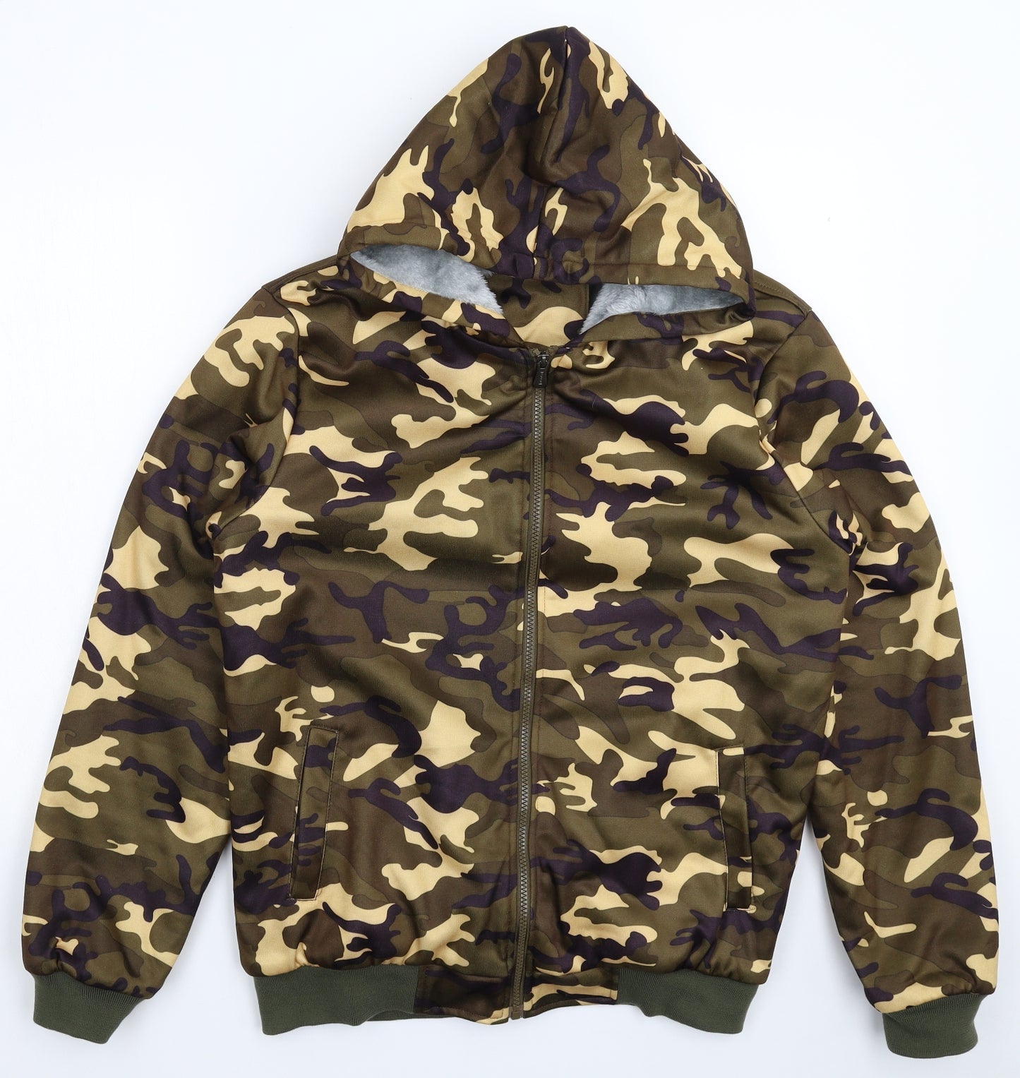 Preworn Mens Multicoloured Camouflage  Jacket  Size 2XL