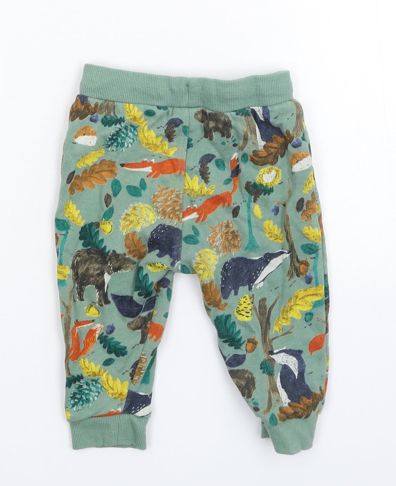 Marks and Spencer Baby Green   Jogger Trousers Size 9-12 Months
