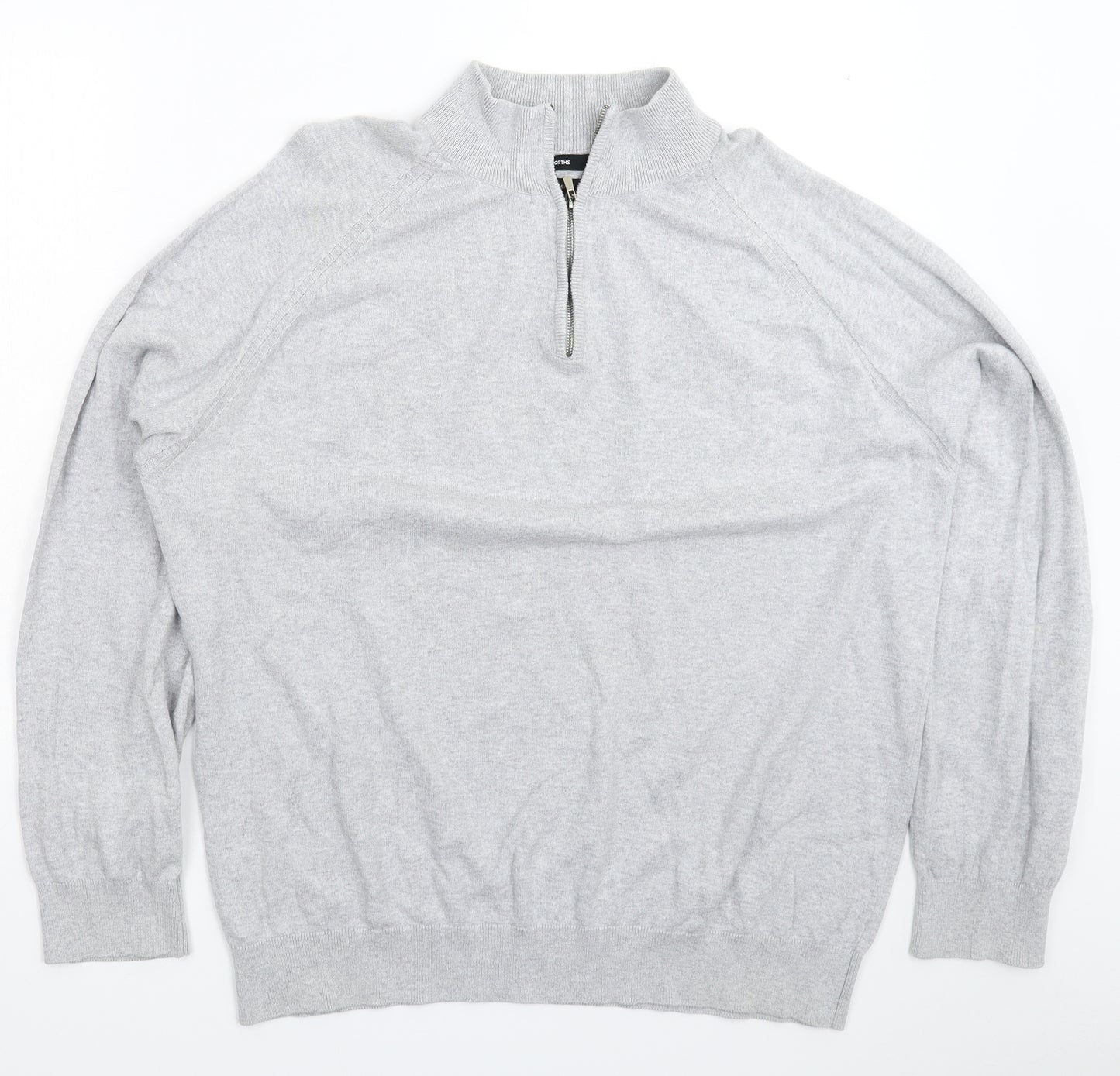 Woolworths Mens Grey  Knit Pullover Jumper Size XL