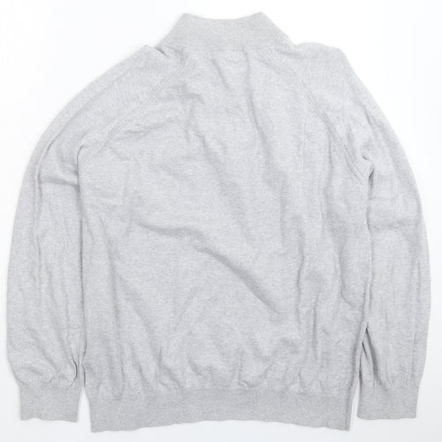 Woolworths Mens Grey  Knit Pullover Jumper Size XL