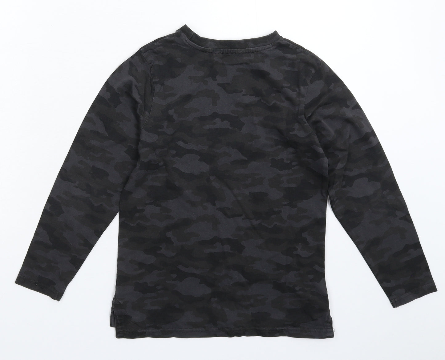 George Boys Grey Camouflage  Basic T-Shirt Size 7-8 Years