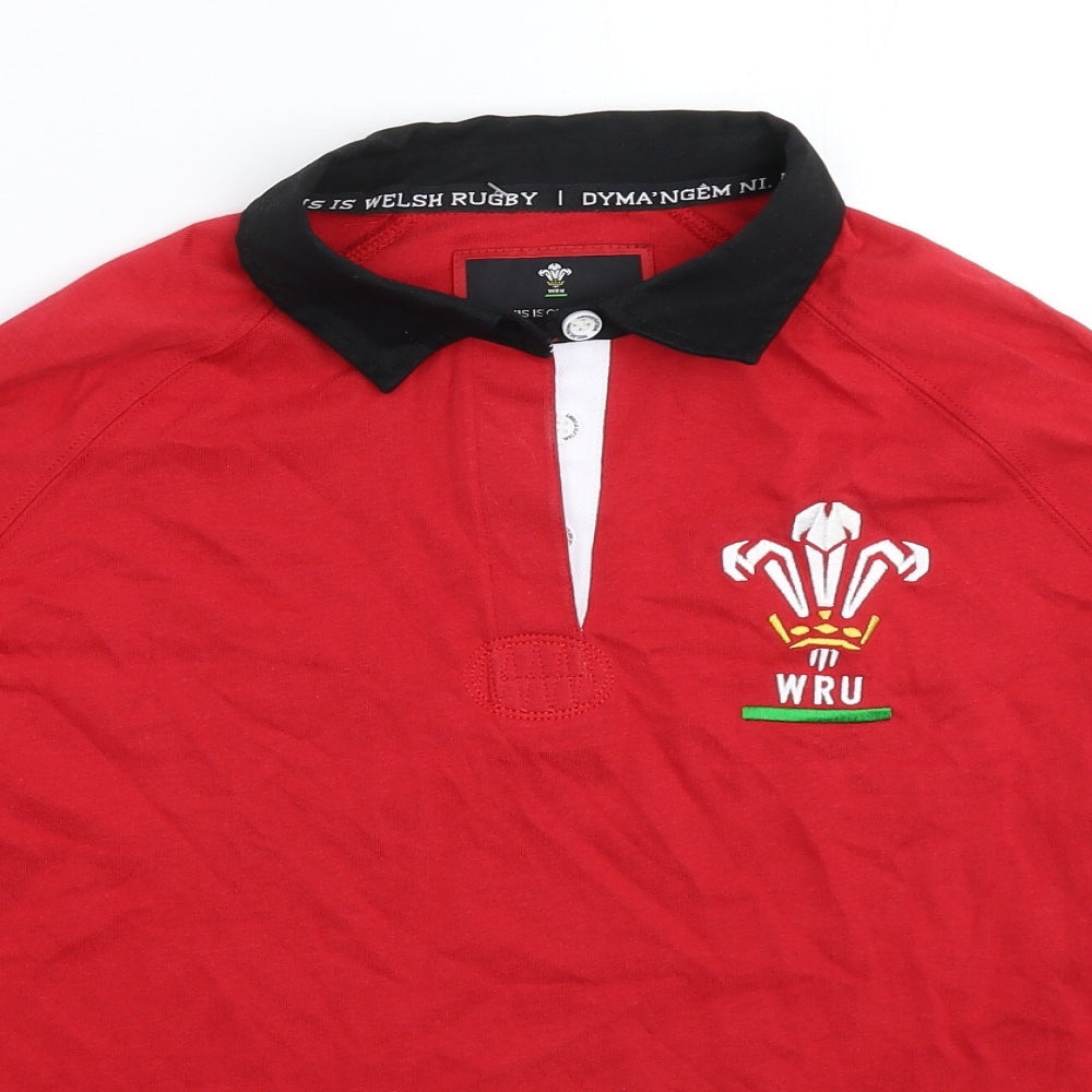 Wales Mens Red    Polo Size M