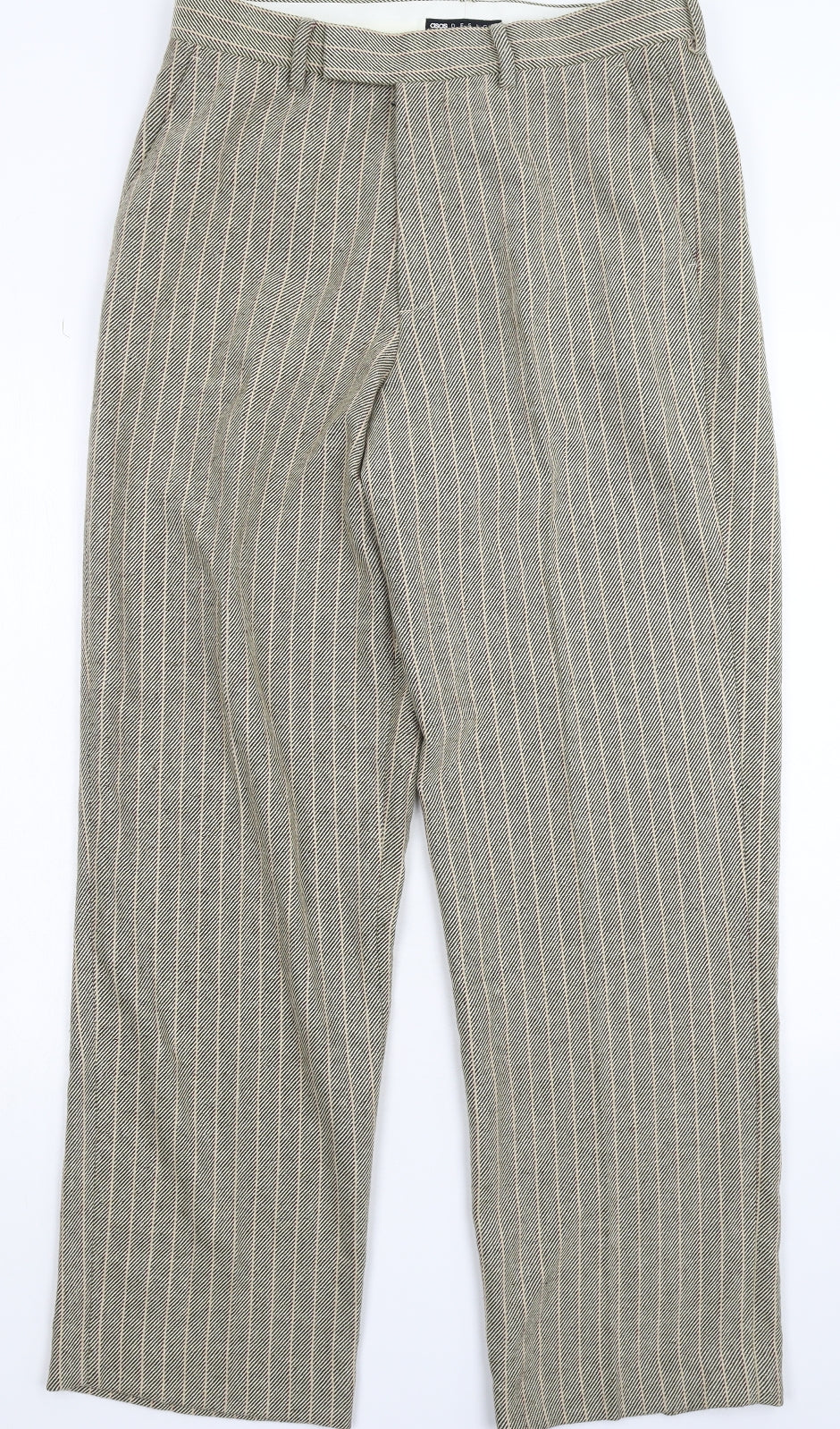 ASOS Mens Grey Striped  Trousers  Size 32 L32 in