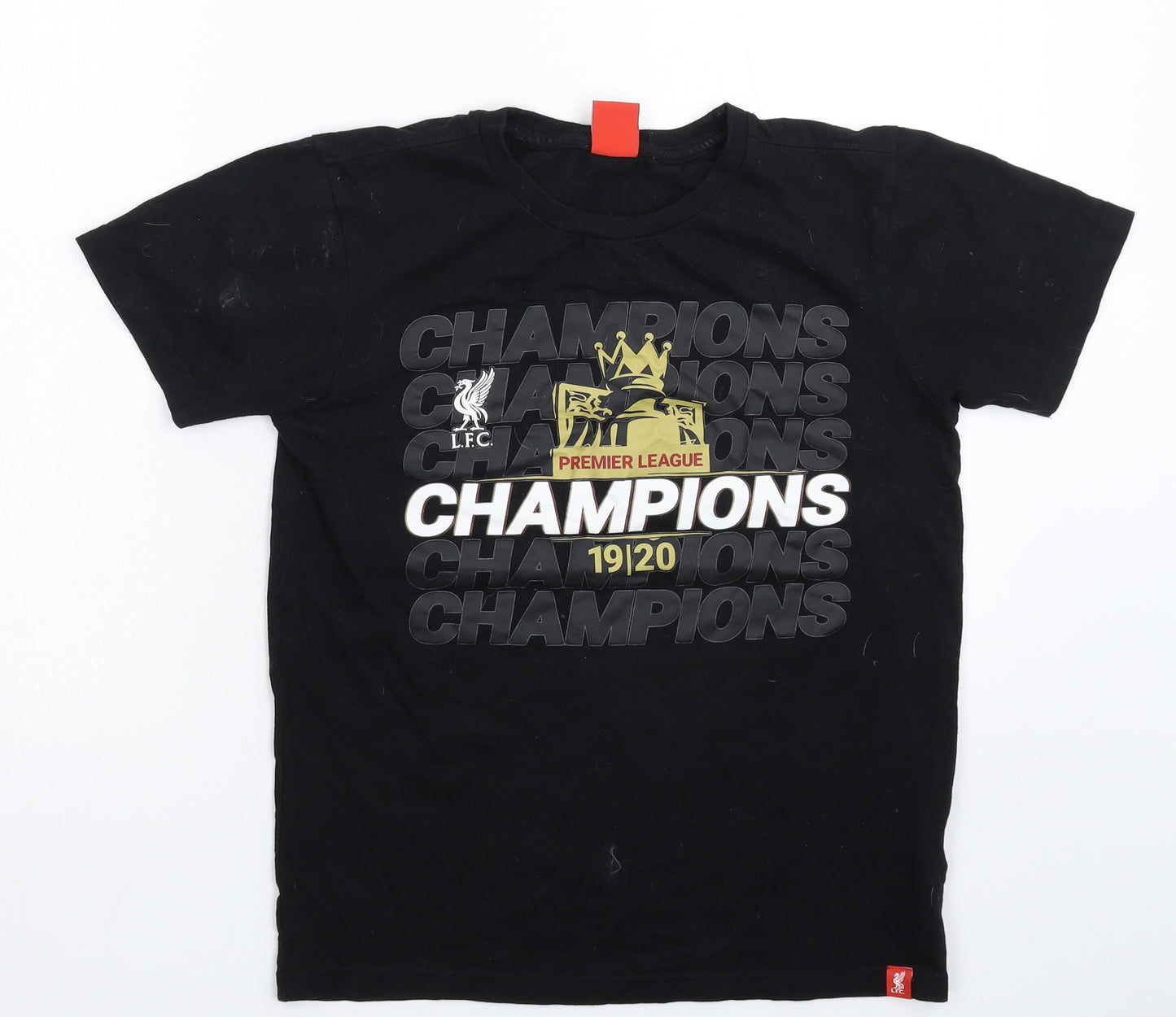 Liverpool FC Mens Black    T-Shirt Size XS
