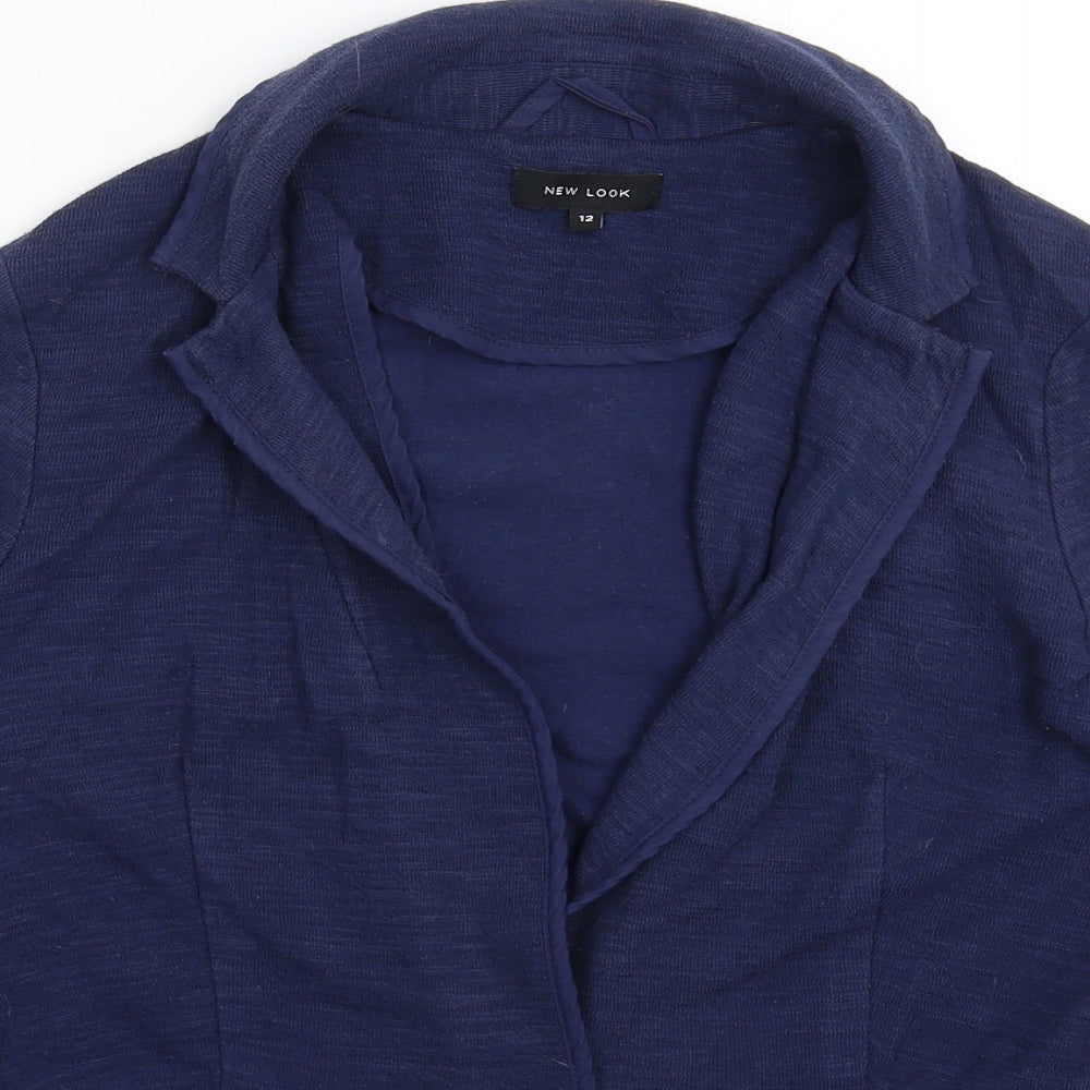 New Look Womens Blue   Jacket Blazer Size 12