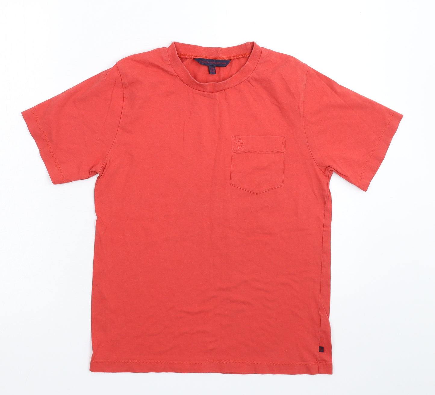 French Connection Boys Red   Basic T-Shirt Size 12-13 Years