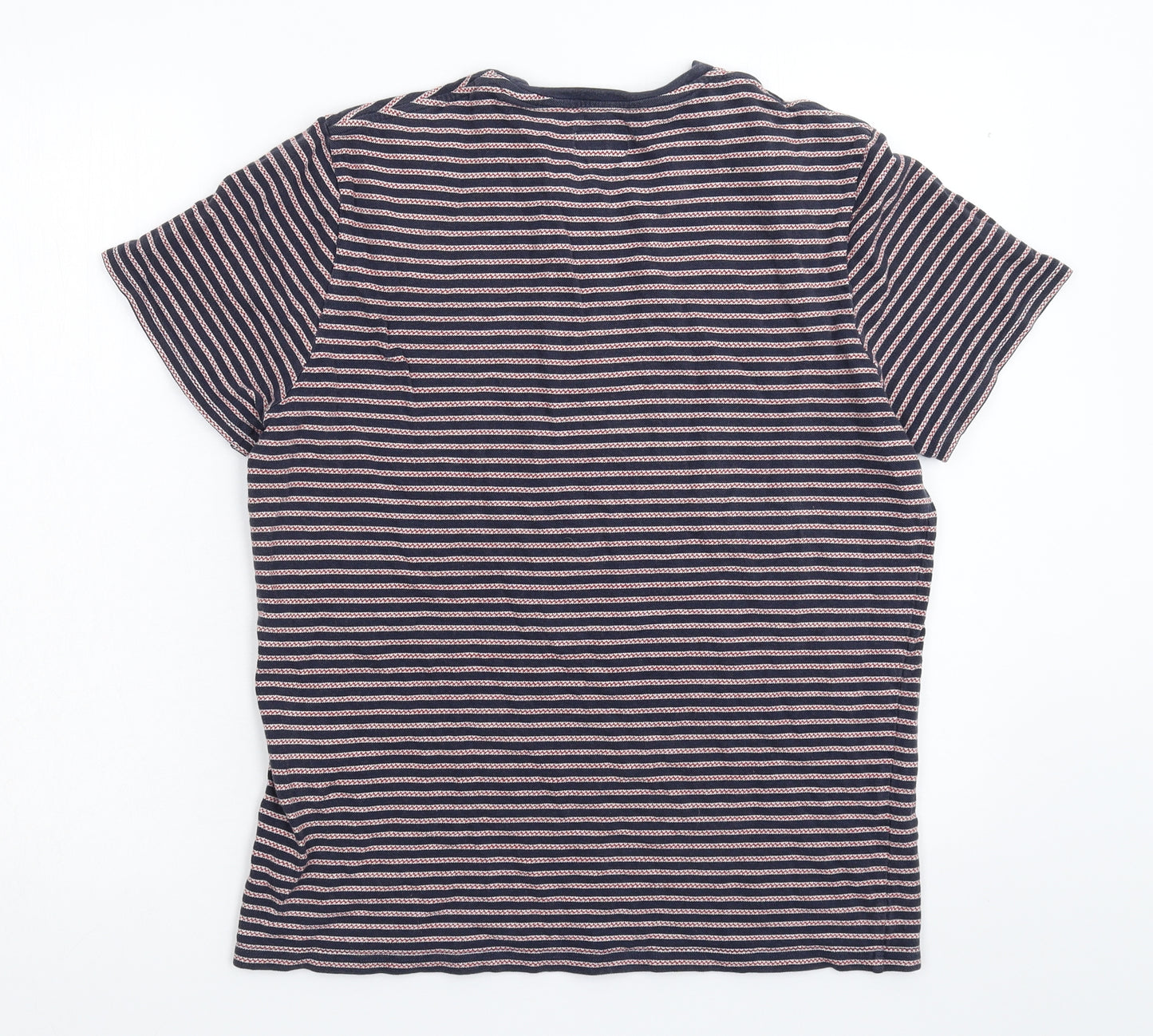 Jack Wills Mens Multicoloured Striped   T-Shirt Size S