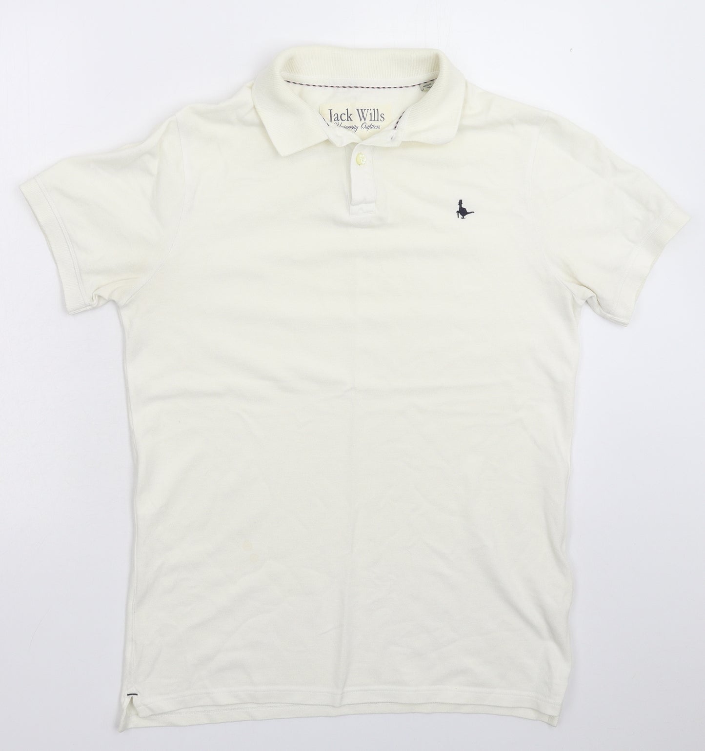 Jack Wills Mens White    Polo Size M