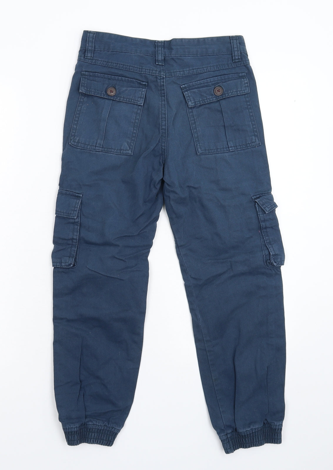 Preworn Boys Blue   Cargo Trousers Size 10-11 Years
