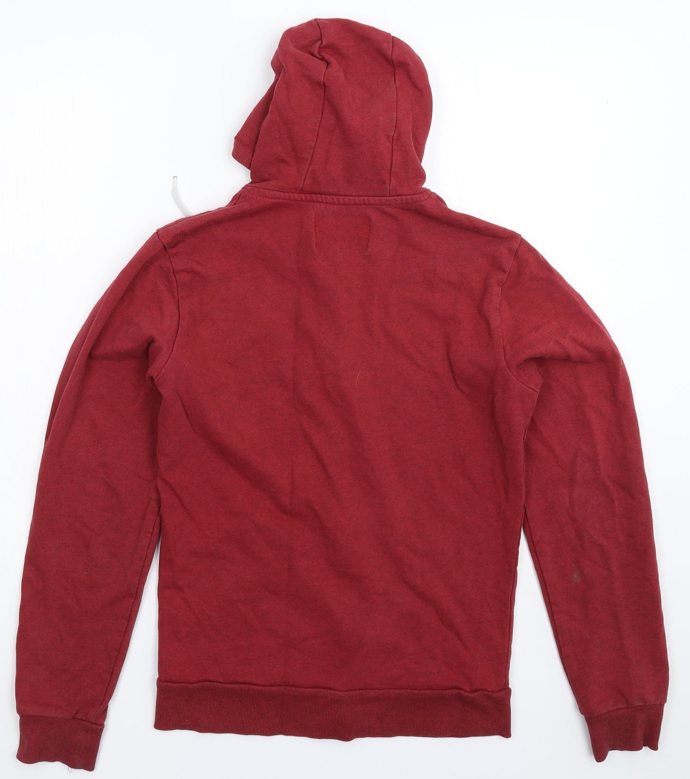River Island Mens Red   Full Zip Hoodie Size S