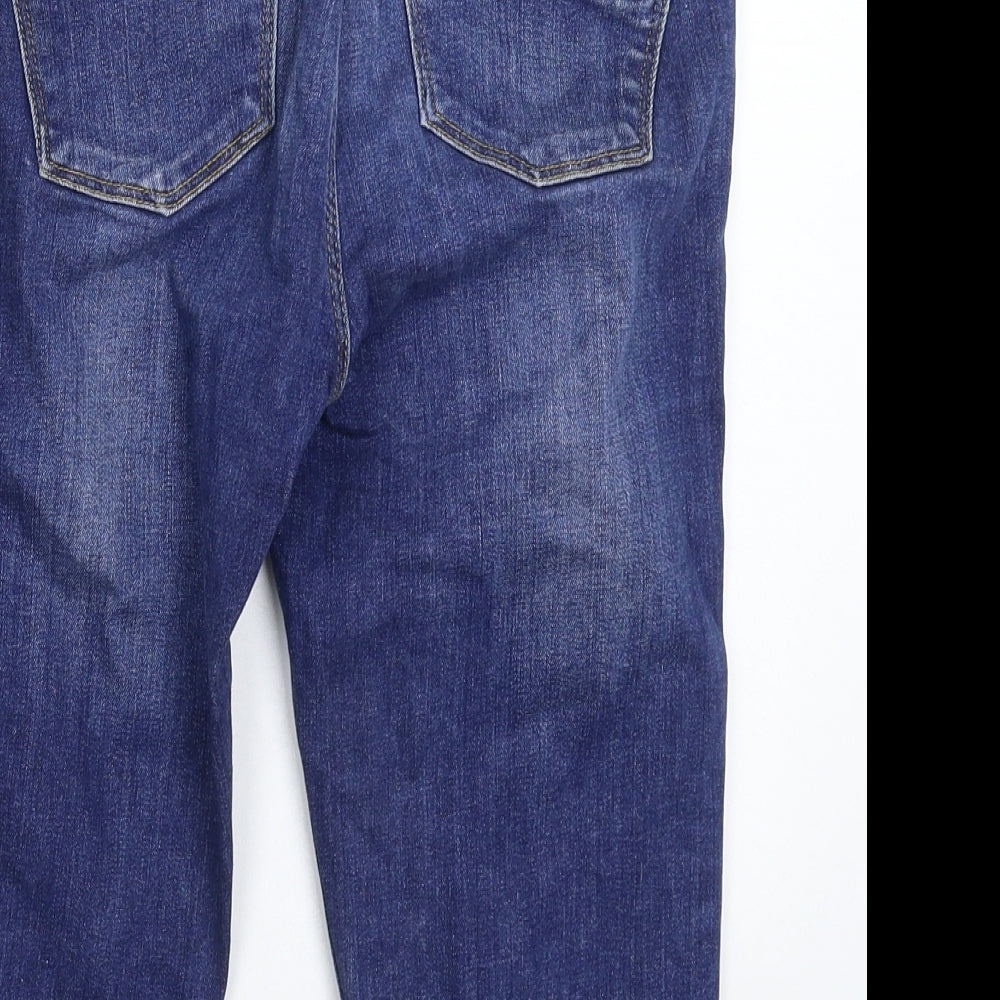 River Island Womens Blue  Denim Bermuda Shorts Size 12