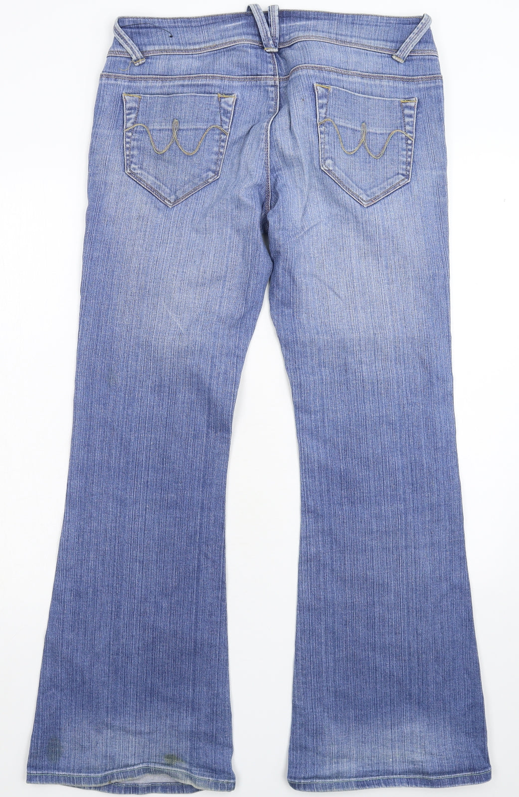 Falmer Womens Blue  Denim Bootcut Jeans Size 36 in L30 in