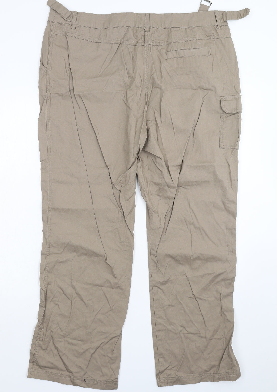 Cotton Traders Womens Grey   Cargo Trousers Size 18 L29 in