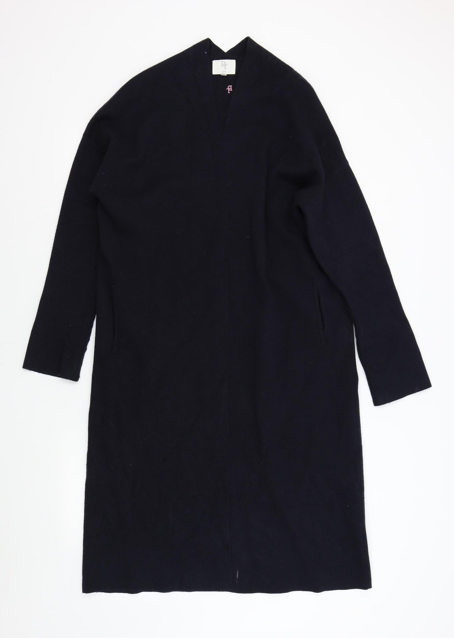 NEXT Womens Blue  Knit Overcoat Coatigan Size 16