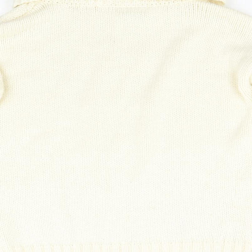 Wallis Womens Ivory  Knit Pullover Jumper Size M