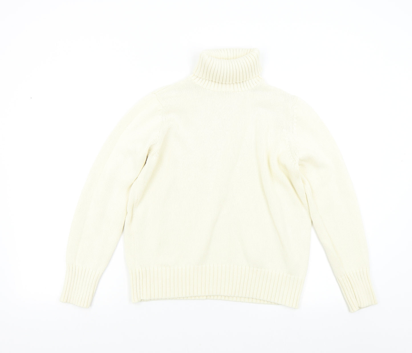 M&S Womens Ivory  Knit Pullover Jumper Size 18