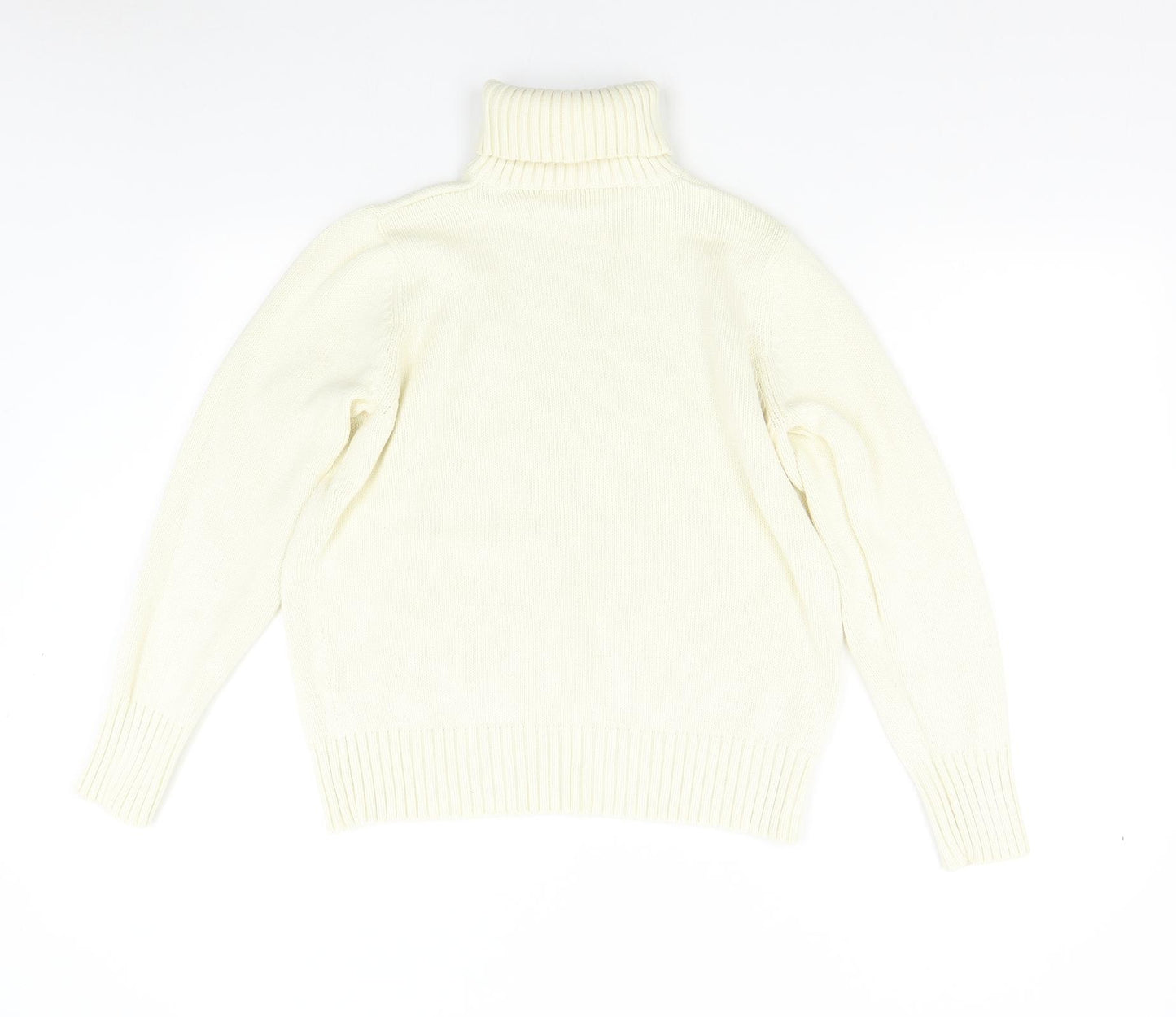 M&S Womens Ivory  Knit Pullover Jumper Size 18