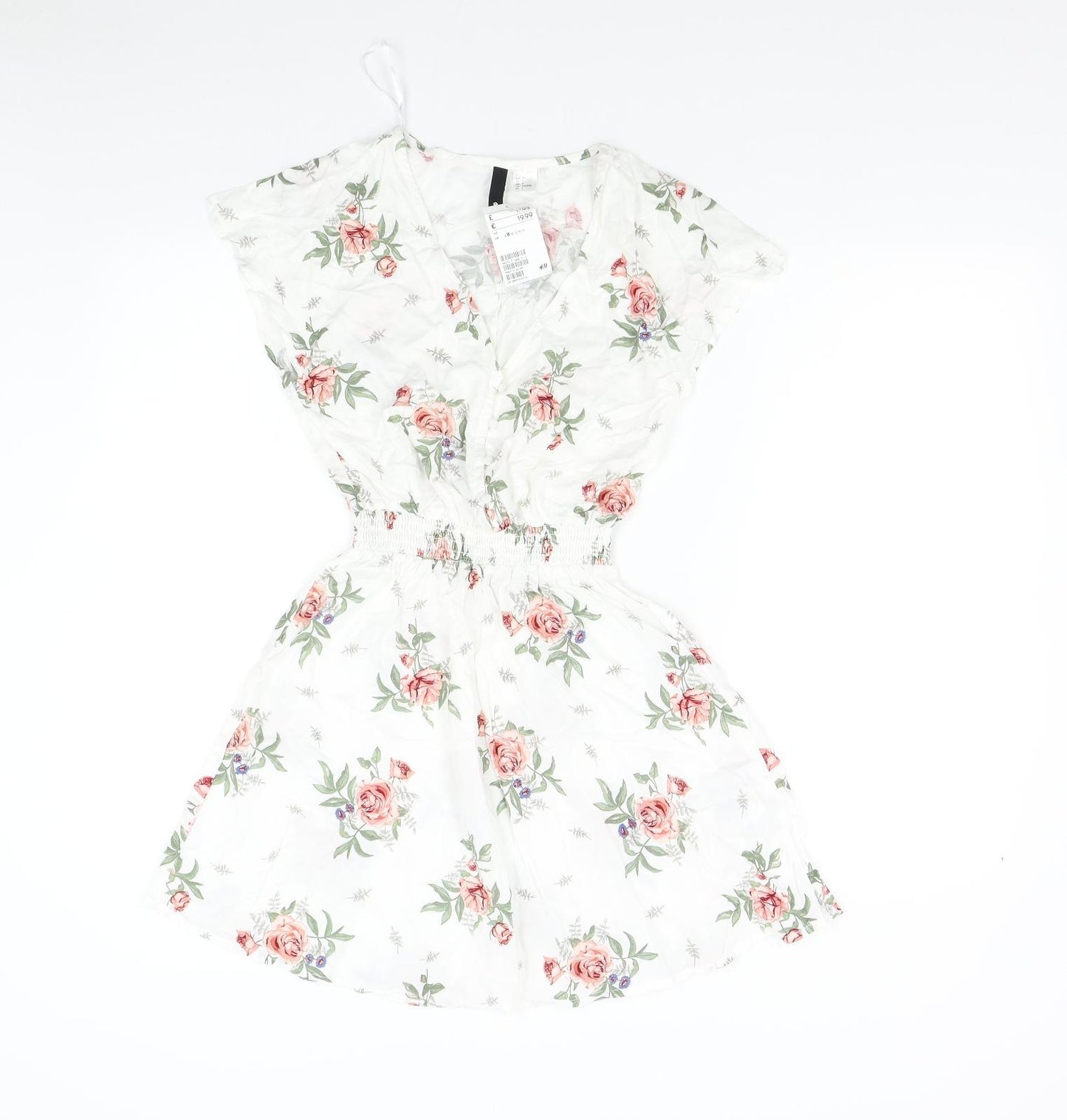 H&M Womens Multicoloured Floral  Shift  Size 8