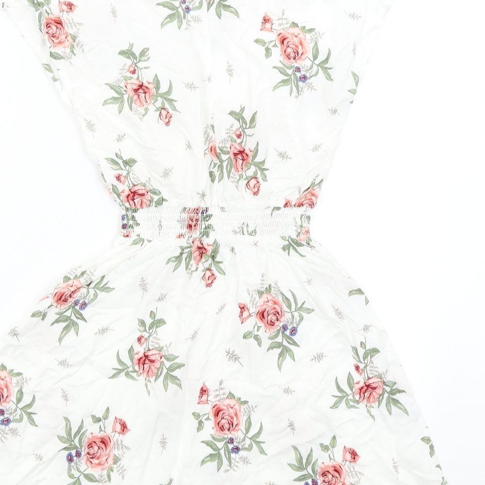 H&M Womens Multicoloured Floral  Shift  Size 8