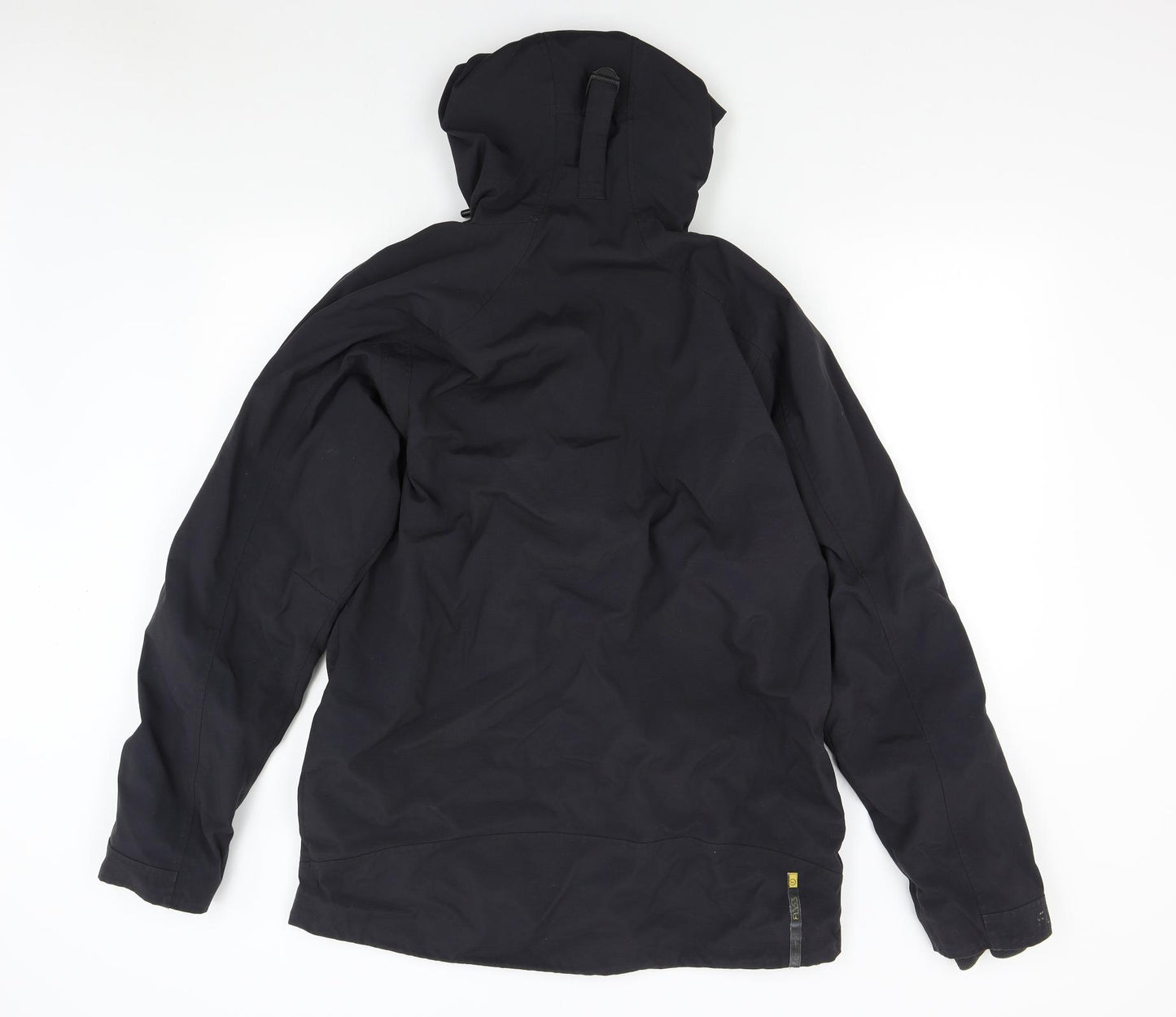 Fy 53 Mens Black   Overcoat Coat Size XL