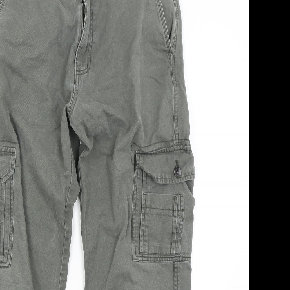 Matalan Mens Green   Cargo Trousers Size 32 L30 in