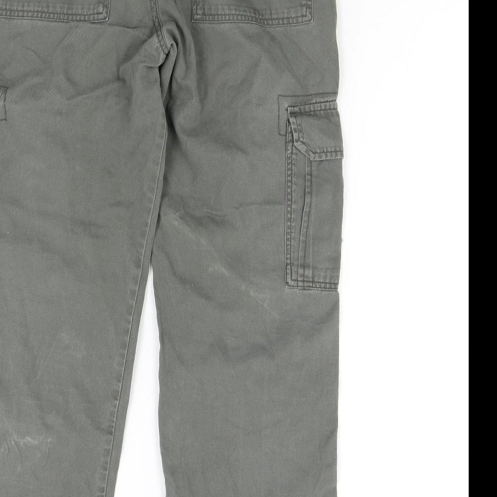 Matalan Mens Green   Cargo Trousers Size 32 L30 in