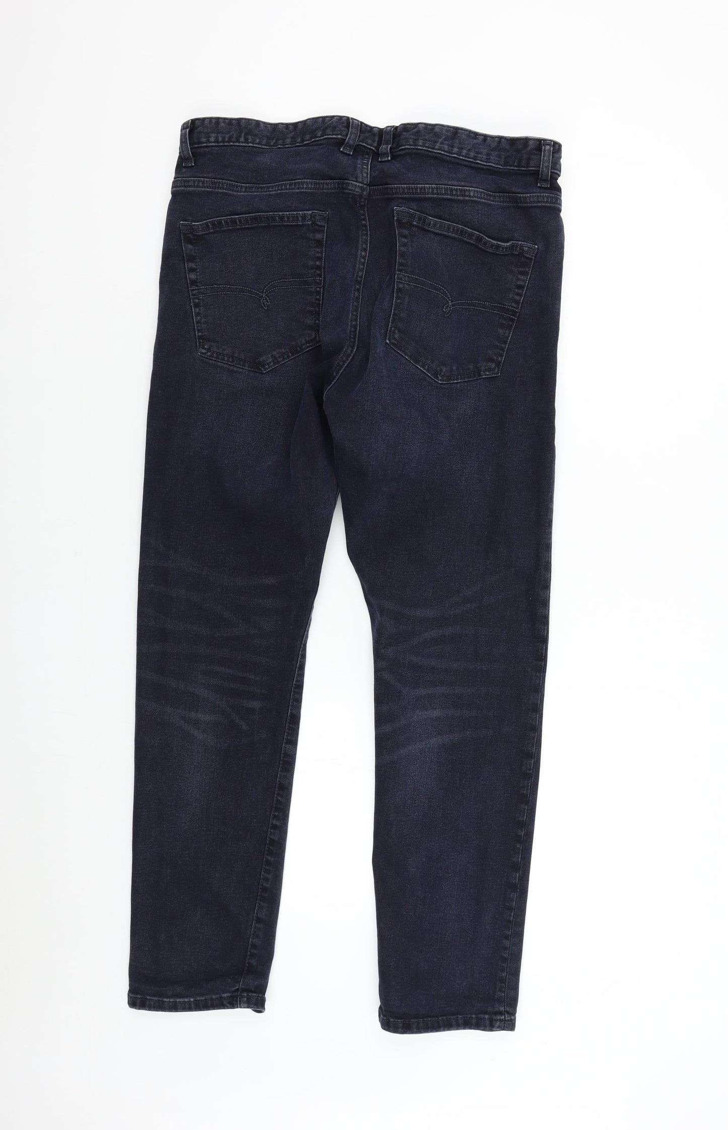NEXT Mens Blue   Straight Jeans Size 36 L28 in - Short