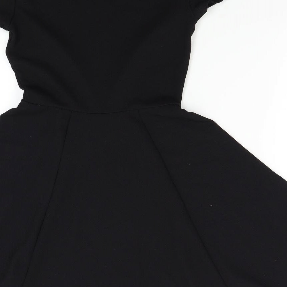 H&M Womens Black   Fit & Flare  Size XS