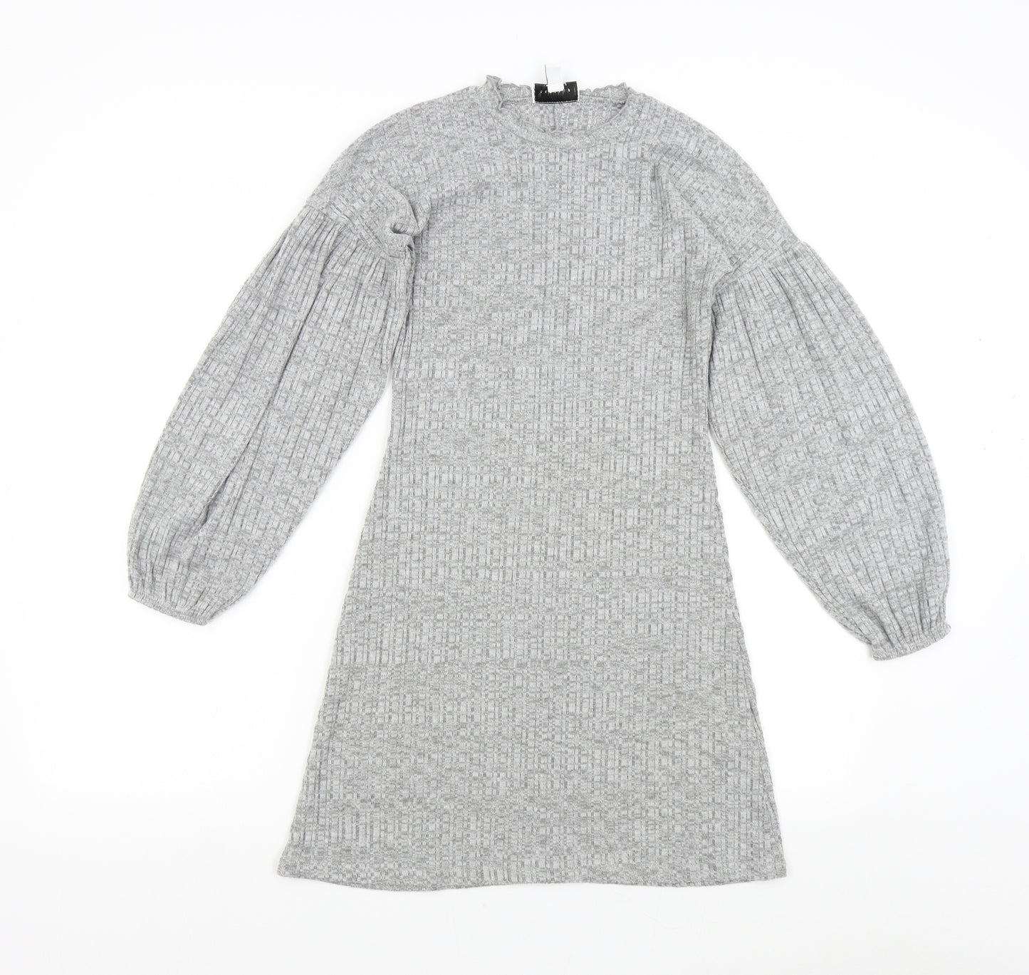 Topshop Womens Grey   Jumper Dress  Size 10