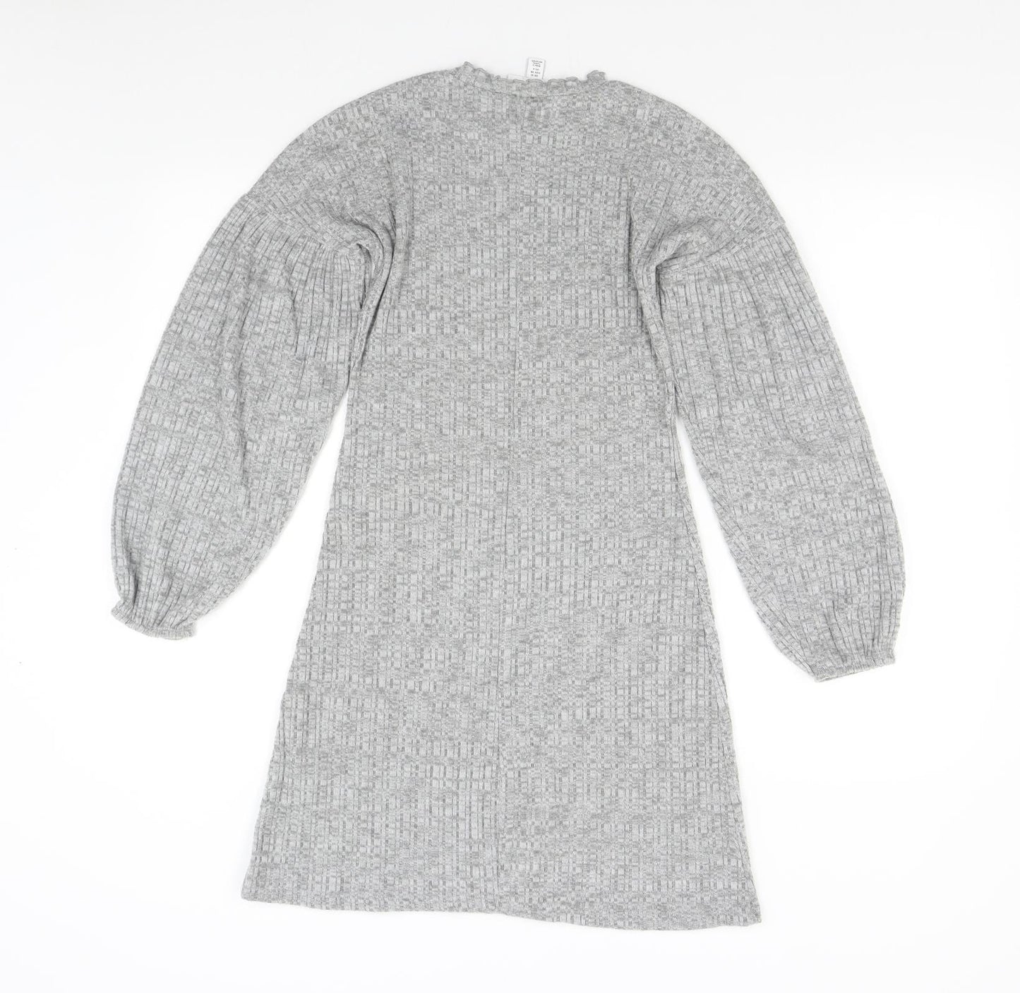 Topshop Womens Grey   Jumper Dress  Size 10