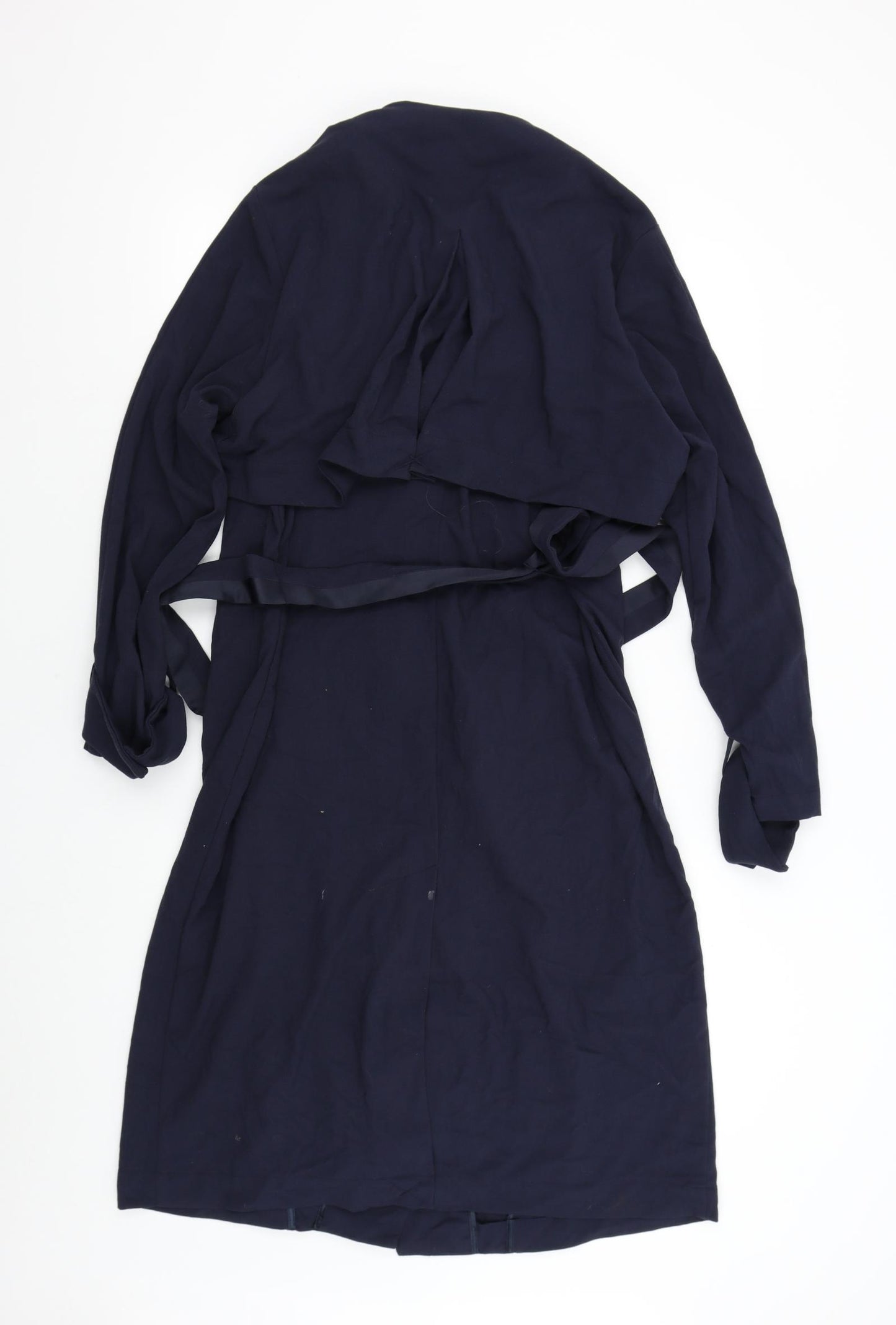 H&M Womens Blue   Overcoat Coat Size 10