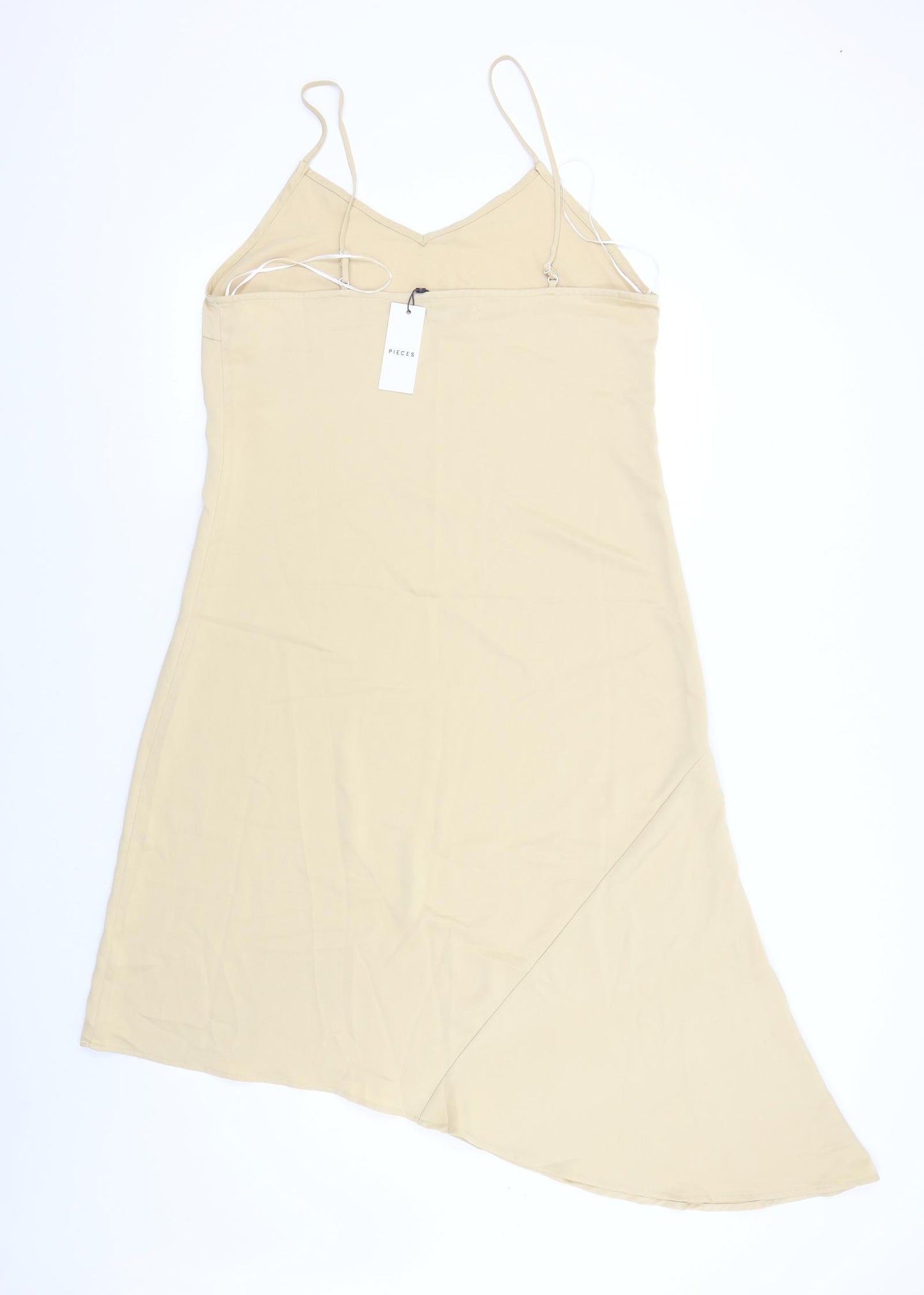 Pieces Womens Beige   Slip Dress  Size L