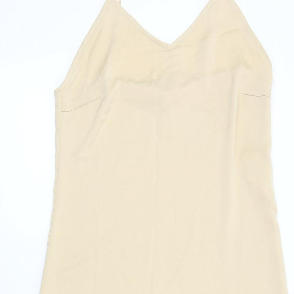 Pieces Womens Beige   Slip Dress  Size L