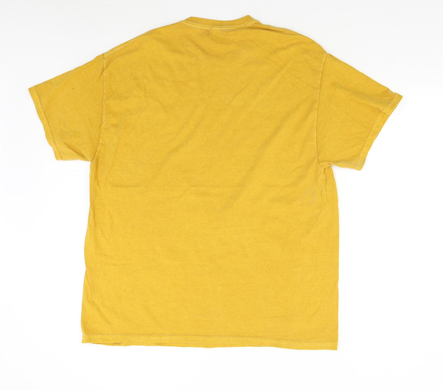 Peanuts Womens Yellow   Basic T-Shirt Size M  - Snoopy