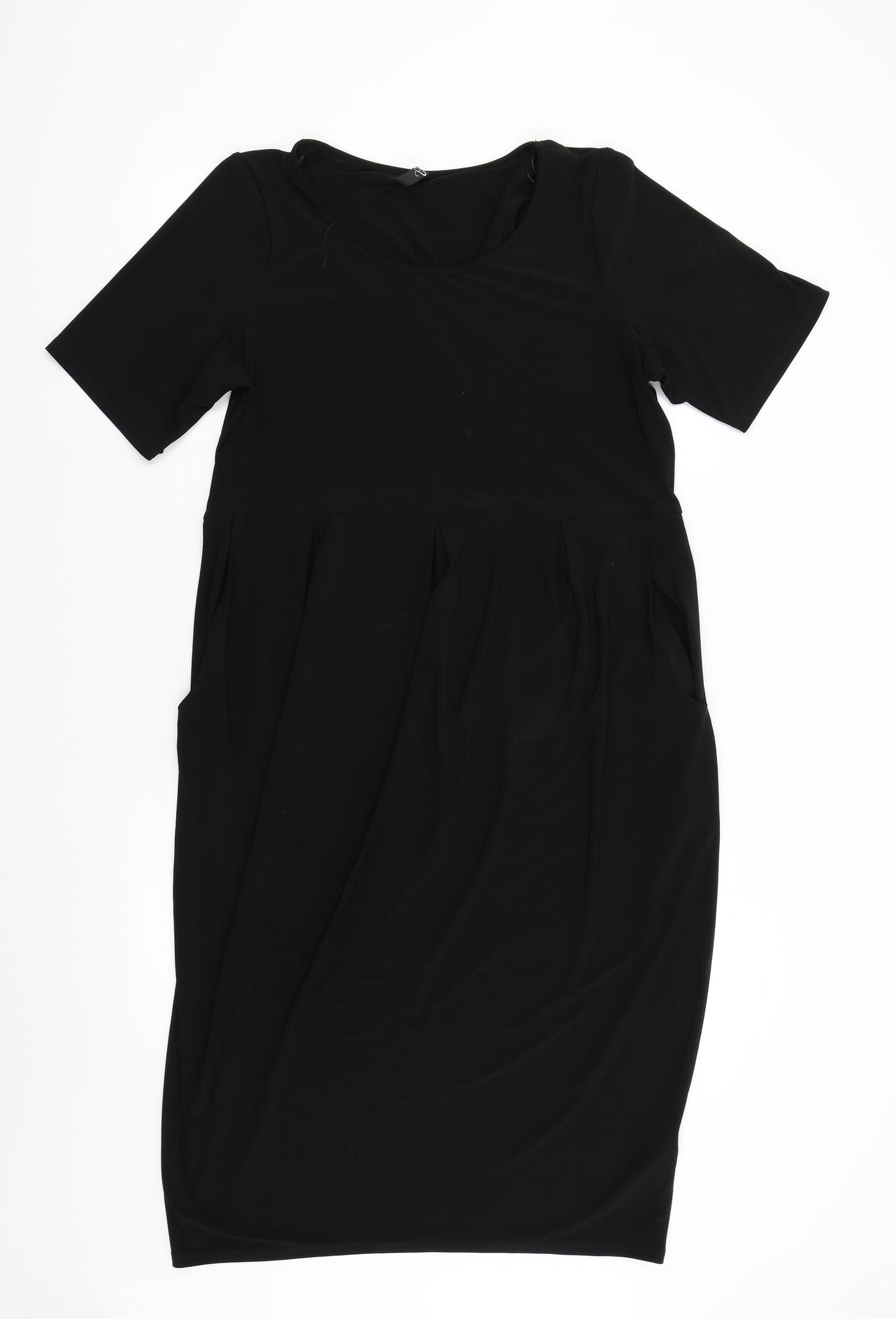 Preworn Womens Black   Slip Dress  Size 18
