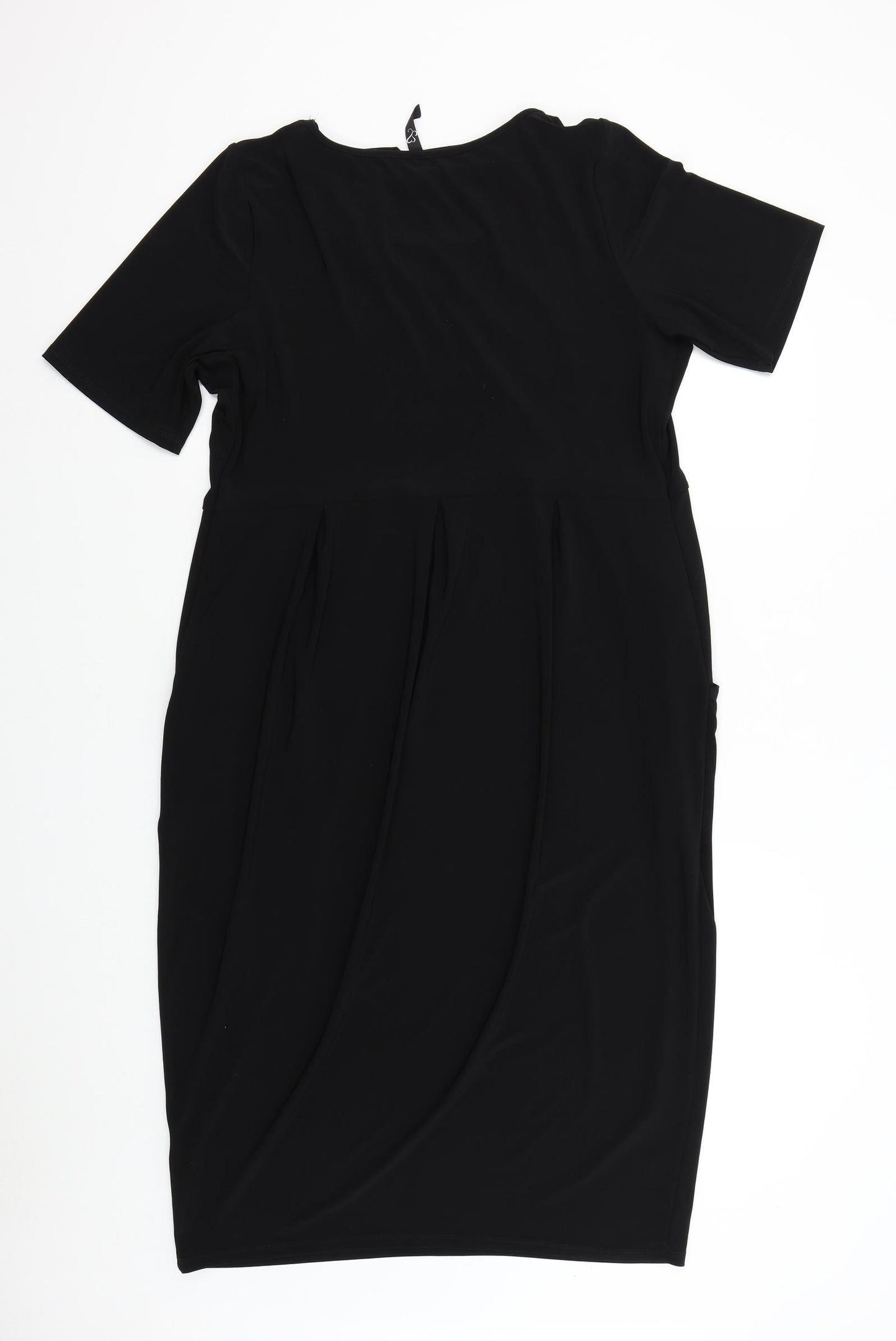 Preworn Womens Black   Slip Dress  Size 18