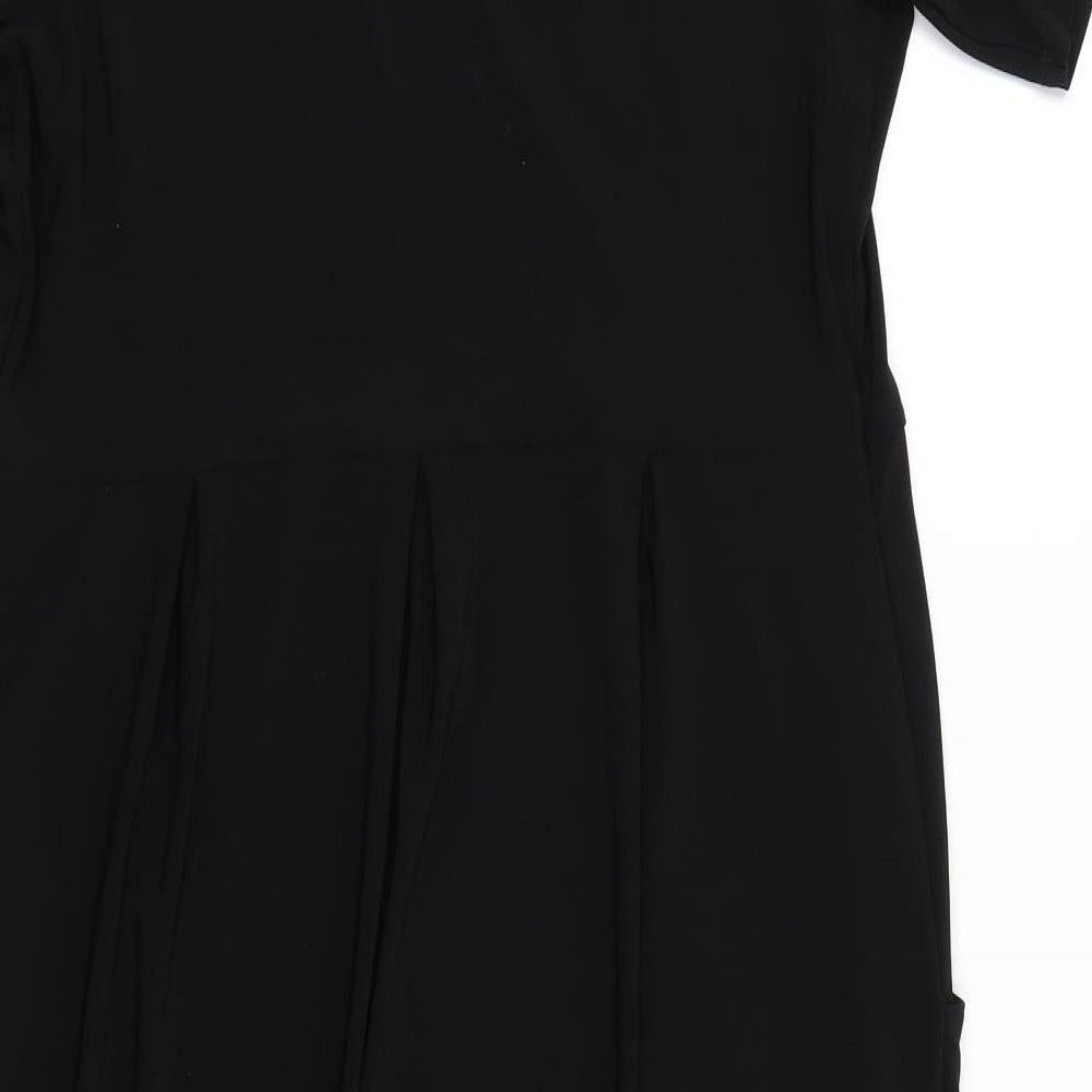 Preworn Womens Black   Slip Dress  Size 18