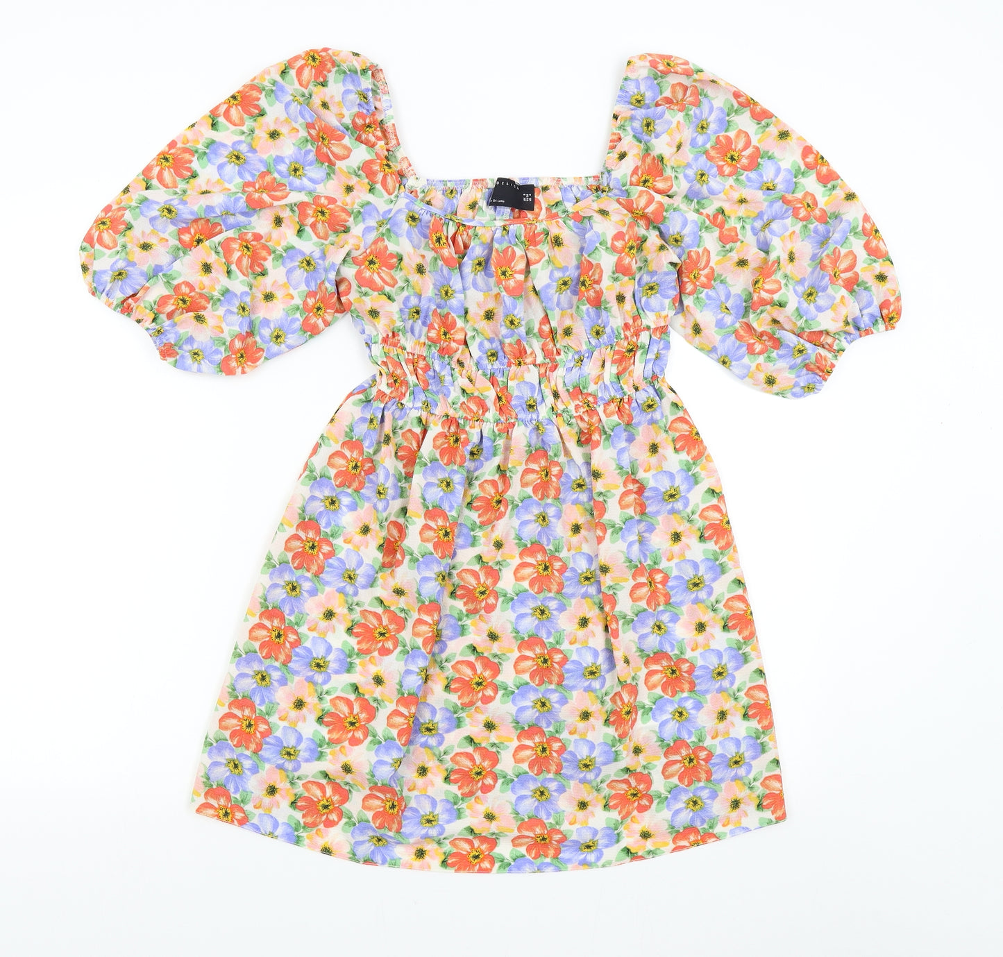 ASOS Womens Multicoloured Floral  Slip Dress  Size 8