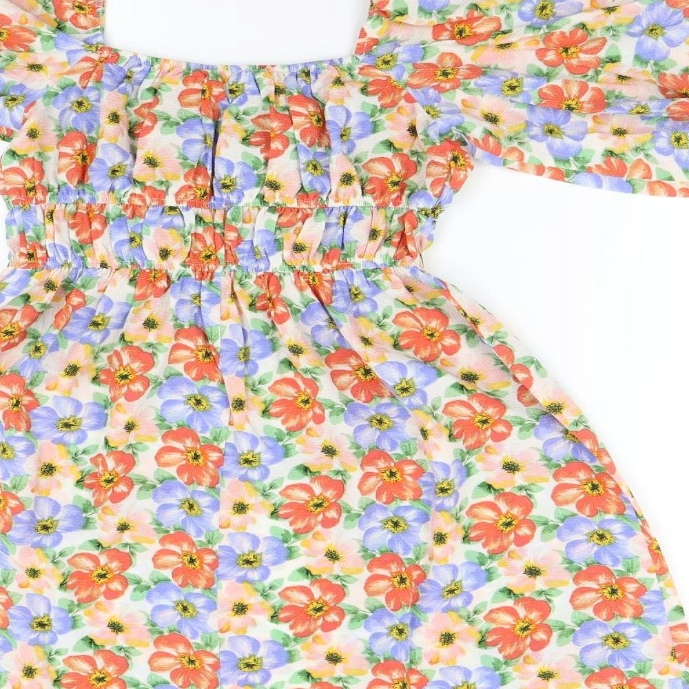 ASOS Womens Multicoloured Floral  Slip Dress  Size 8