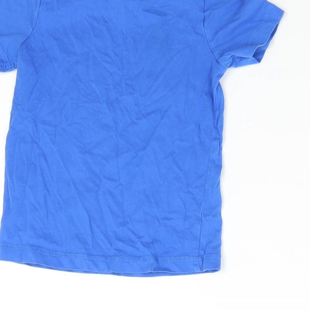 George Boys Blue   Basic T-Shirt Size 2-3 Years  - Dinosaur
