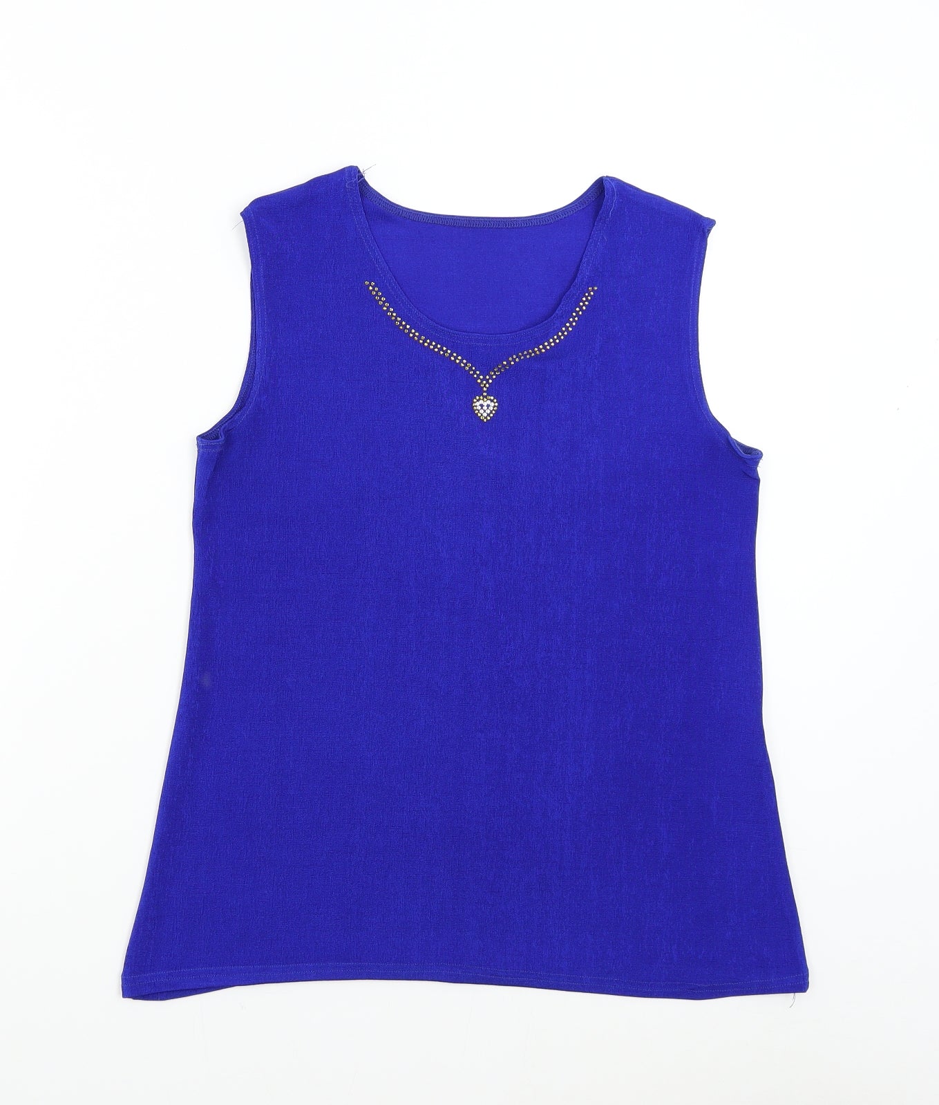 Preworn Womens Blue   Basic T-Shirt Size L