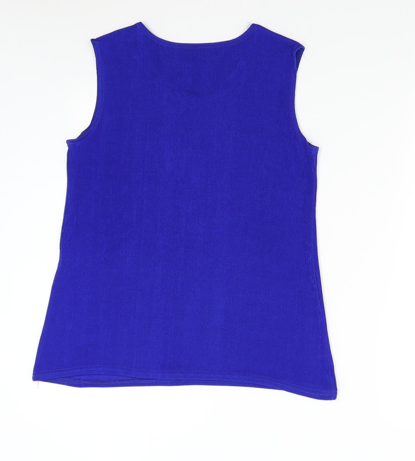 Preworn Womens Blue   Basic T-Shirt Size L