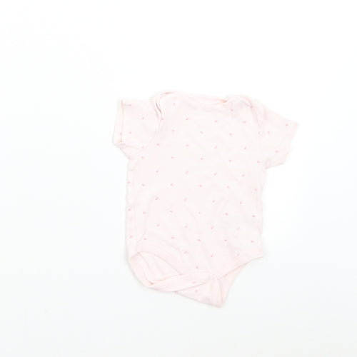 NEXT Baby Pink Floral  Babygrow One-Piece Size 0-3 Months