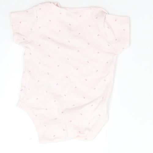 NEXT Baby Pink Floral  Babygrow One-Piece Size 0-3 Months