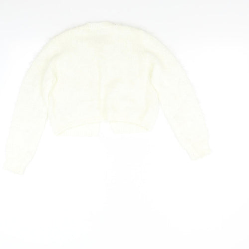 George Boys Ivory  Knit Cardigan Jumper Size 9-10 Years