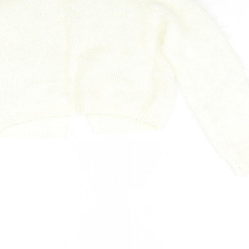 George Boys Ivory  Knit Cardigan Jumper Size 9-10 Years