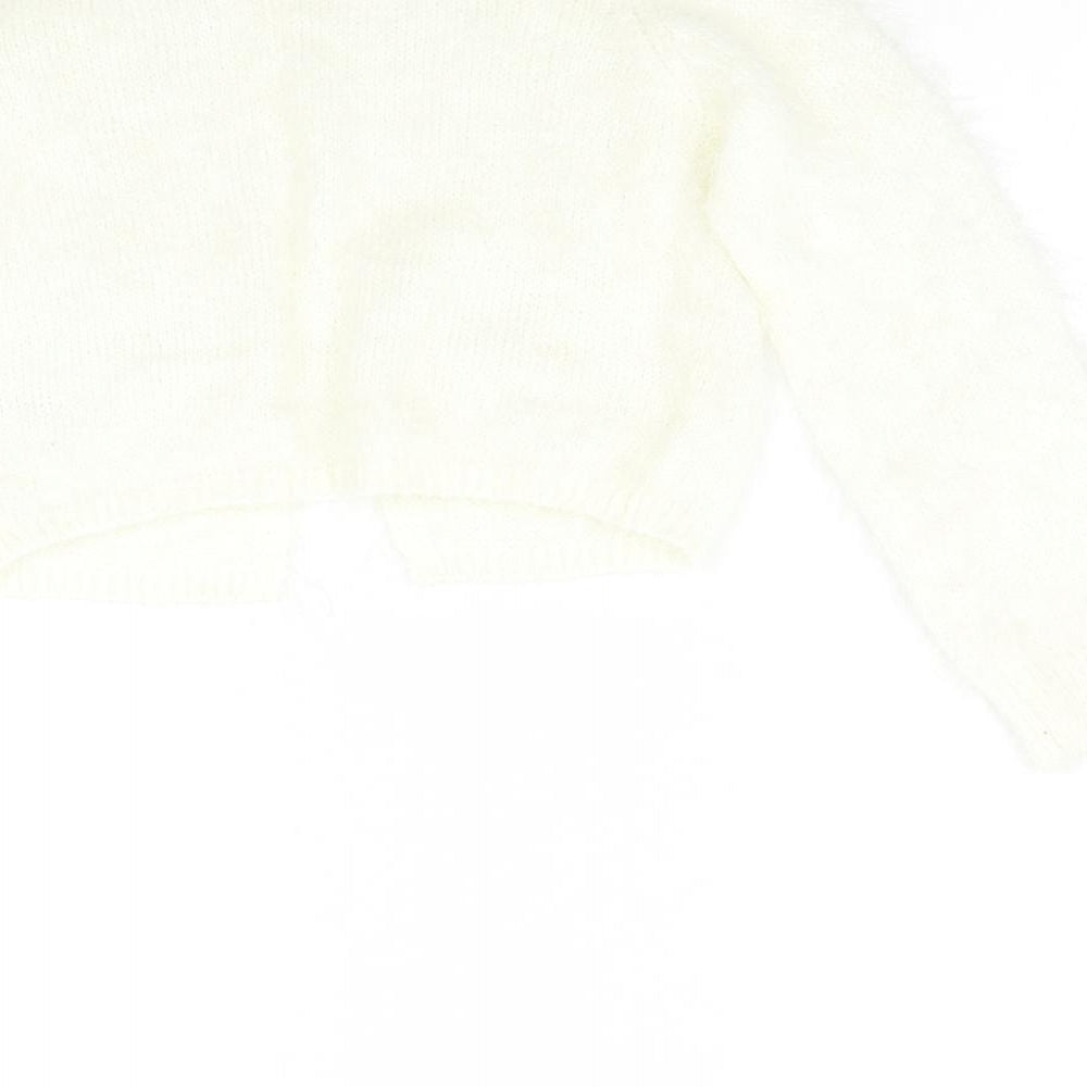 George Boys Ivory  Knit Cardigan Jumper Size 9-10 Years