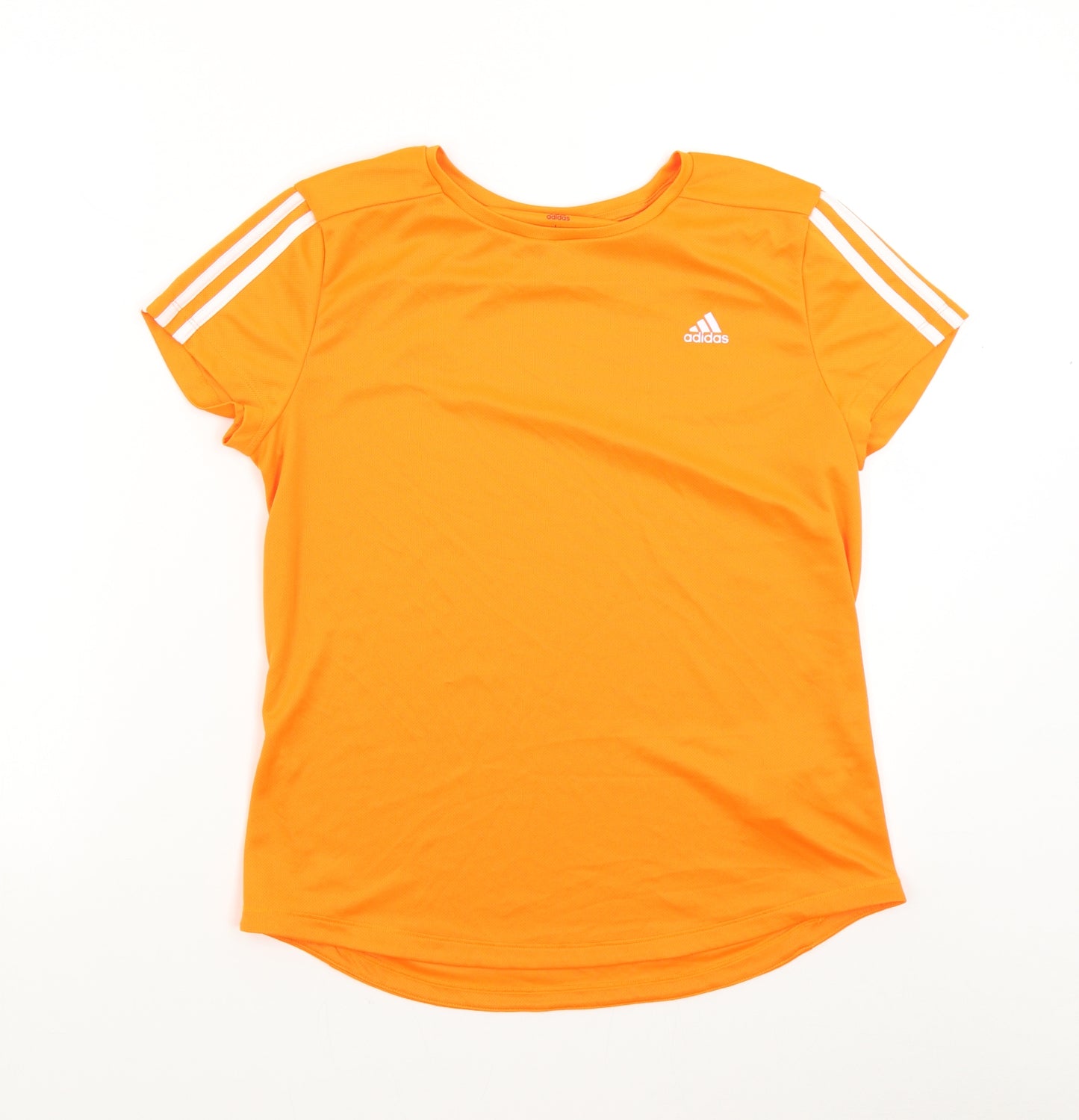 adidas Boys Orange   Basic T-Shirt Size 16 Years
